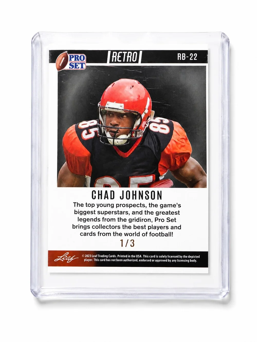 Autographed Cincinnati Bengals Chad Johnson Game Photo - 2Rare Cards Included